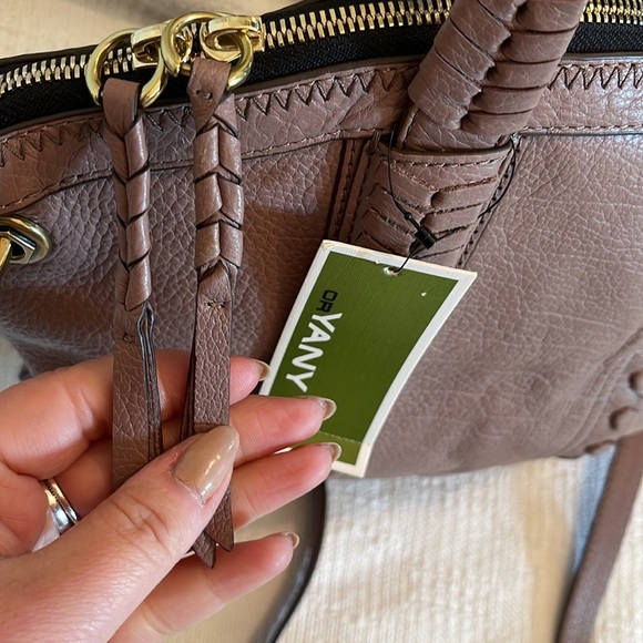 orYANY- Cassie pebbled leather mini convertible satchel - NWT - Picture 9 of 13